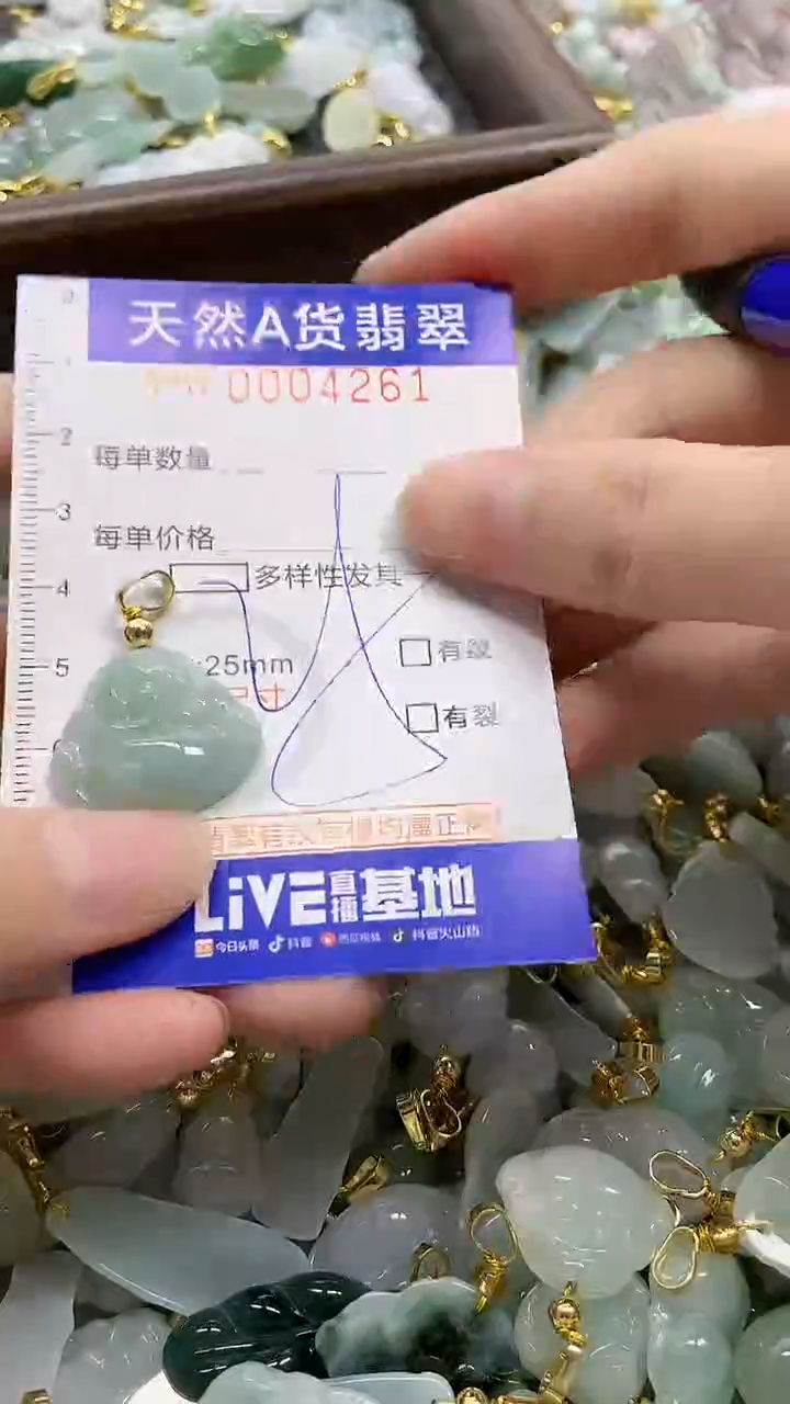 颈饰未镶嵌翡翠天然A货翡翠