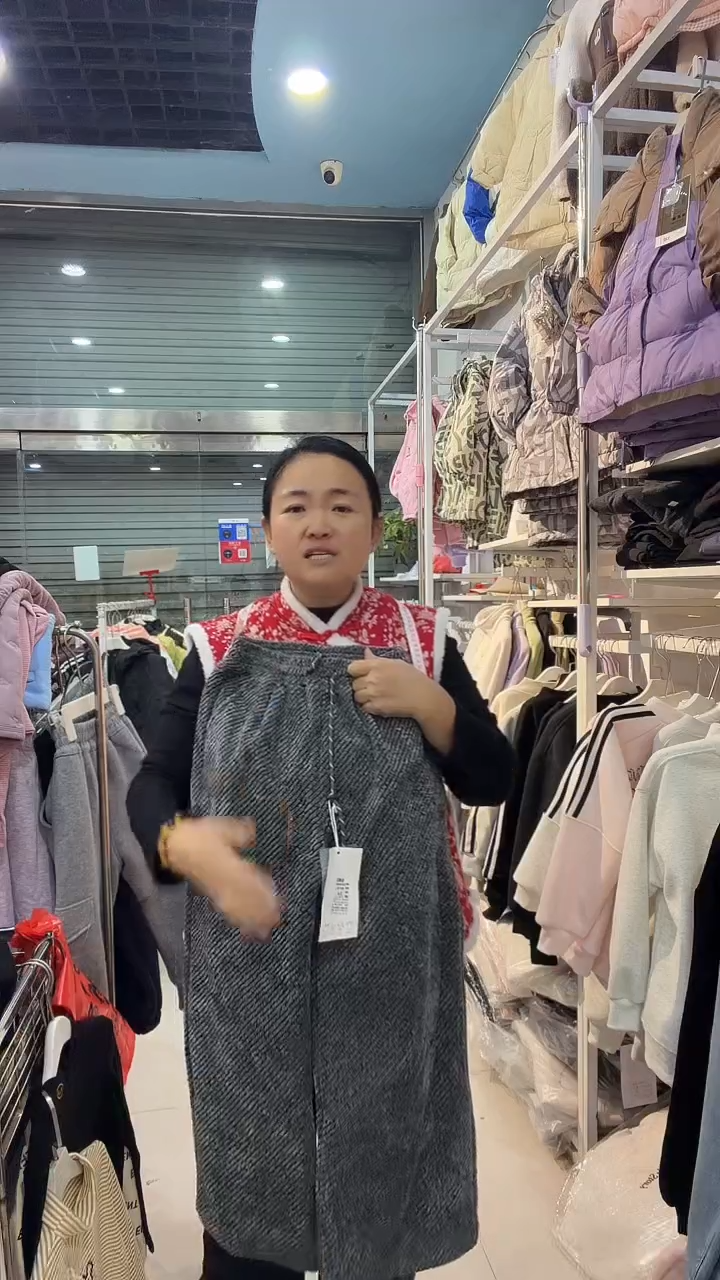 真抽绳真口袋裤子（身高140-145）