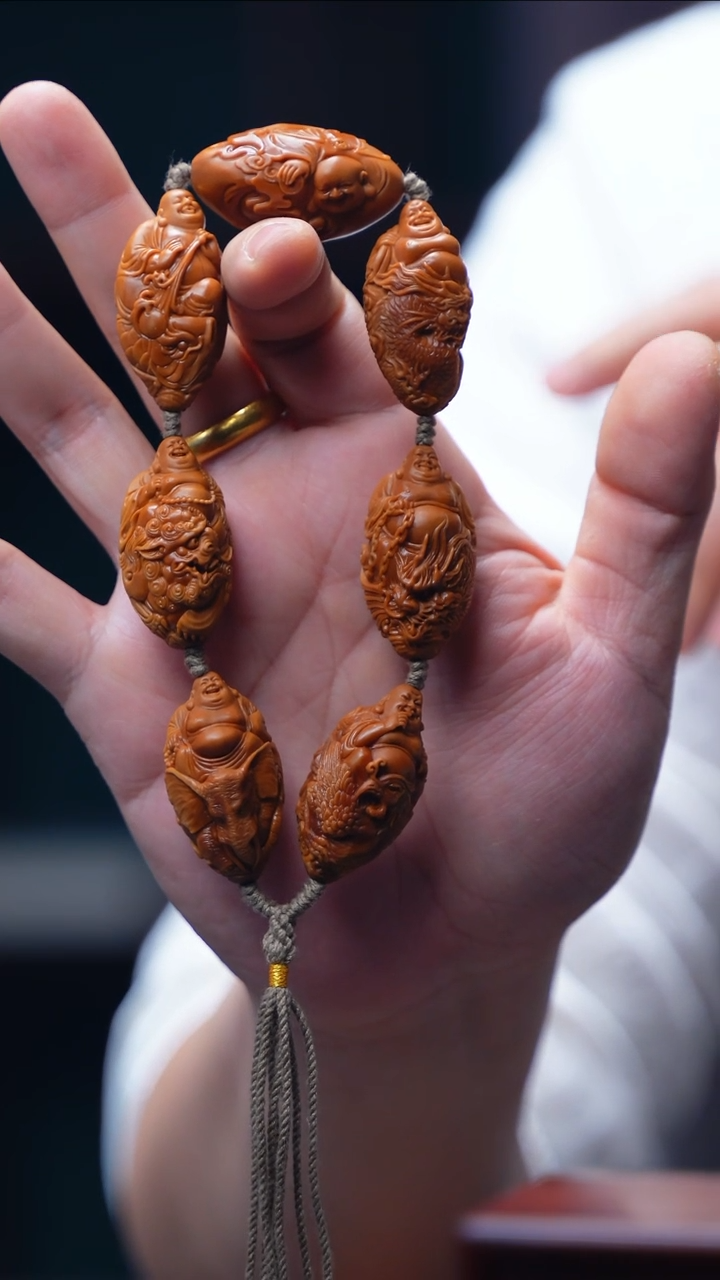 【闪购商品】橄榄核手串/手链骑兽【六合弥勒】吴意