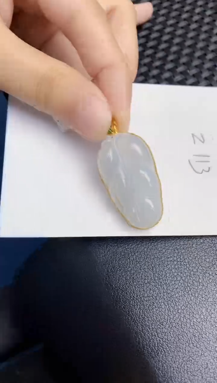 【闪购商品】翡翠颈饰18K金镶嵌000000000
