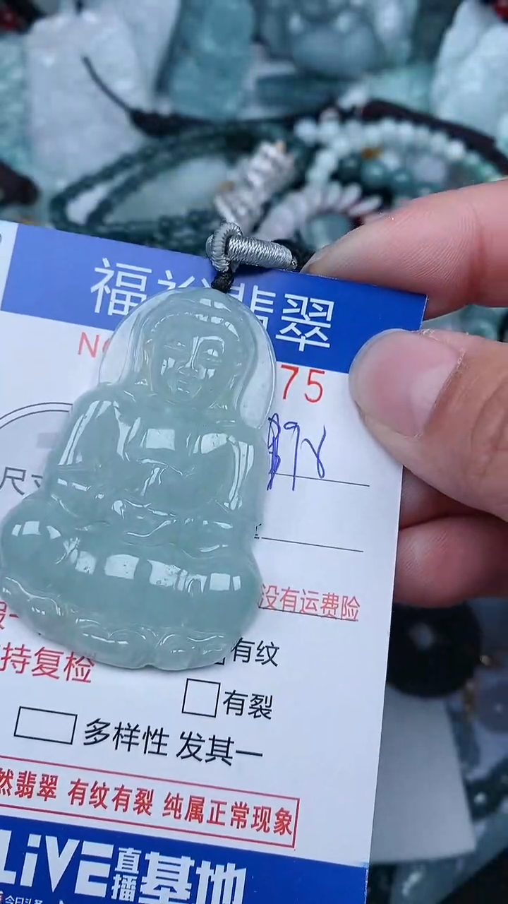 【闪购商品】翡翠颈饰未镶嵌...0004775