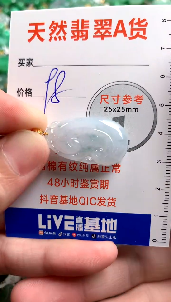 【闪购商品】翡翠颈饰18K金镶嵌13005065