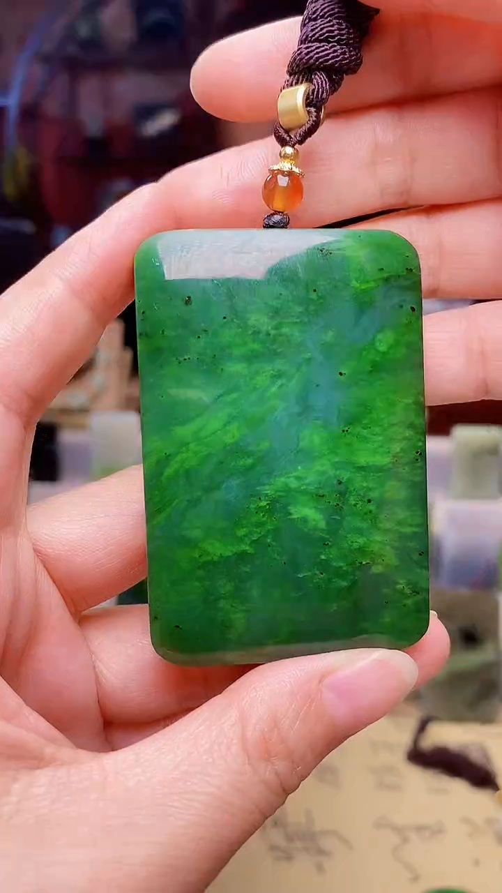 和田玉未镶嵌挂件96