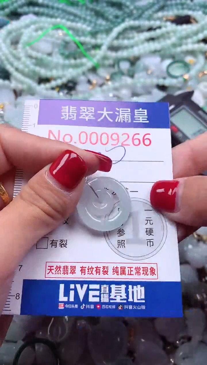 颈饰未镶嵌翡翠9266