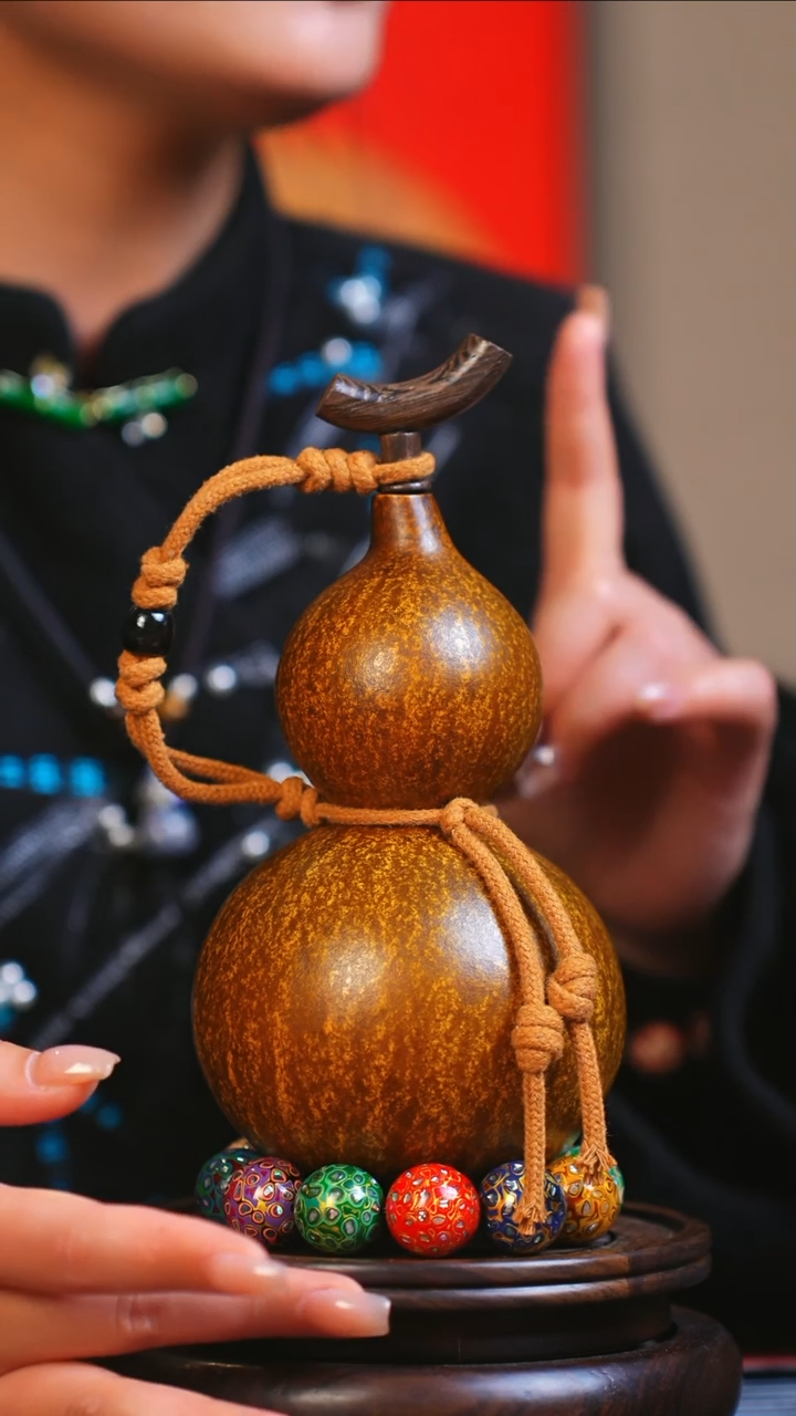 【闪购商品】JS100大师姐臻选非遗大漆酒葫芦