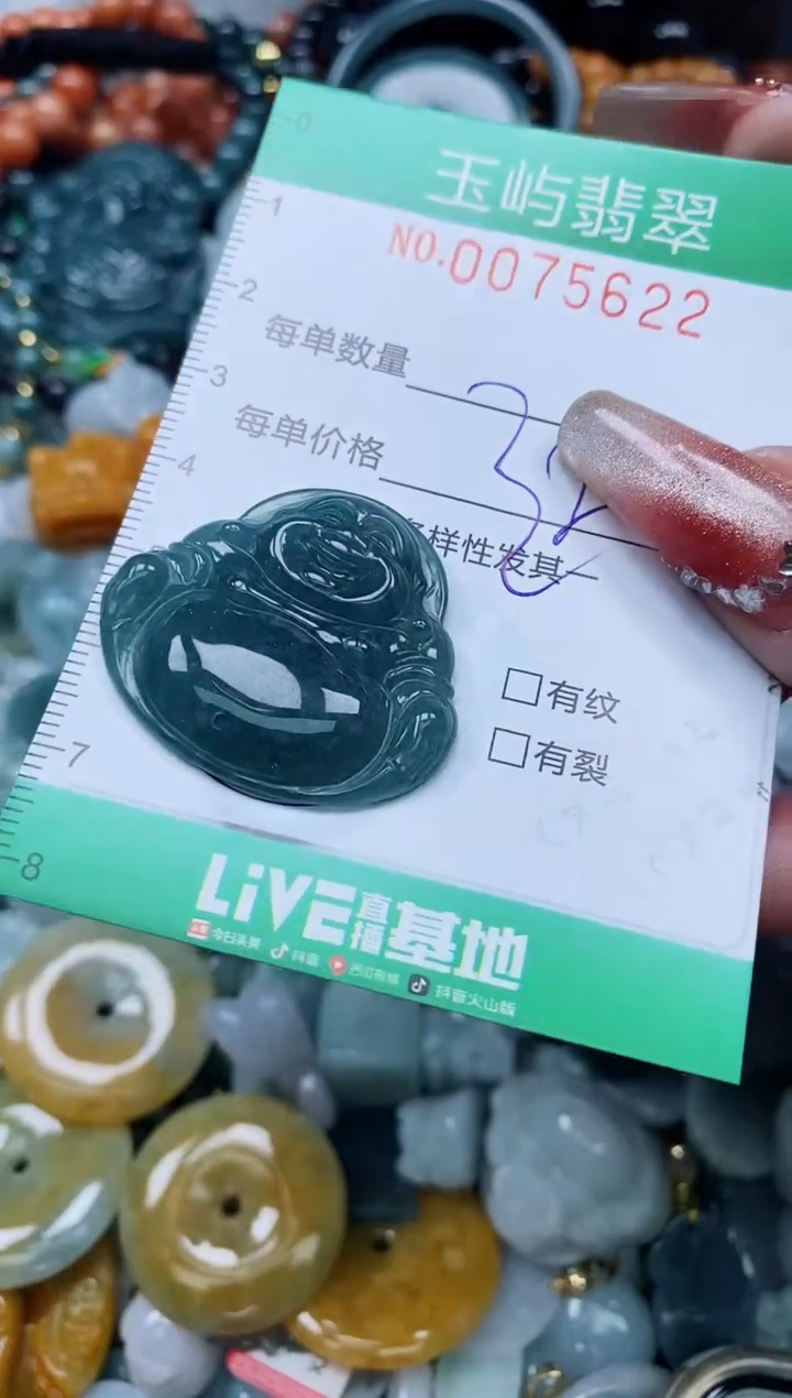 【闪购商品】翡翠颈饰未镶嵌闪购0075622多样性发其一
