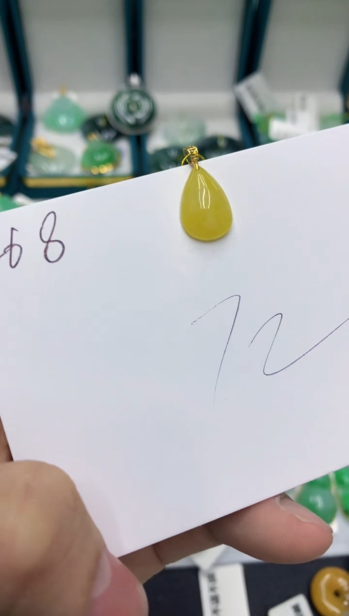 【闪购商品】翡翠颈饰18K金镶嵌11111111