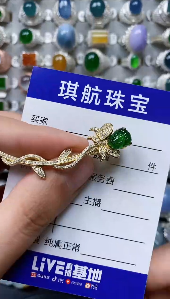 【闪购商品】翡翠颈饰银S925镶嵌0461
