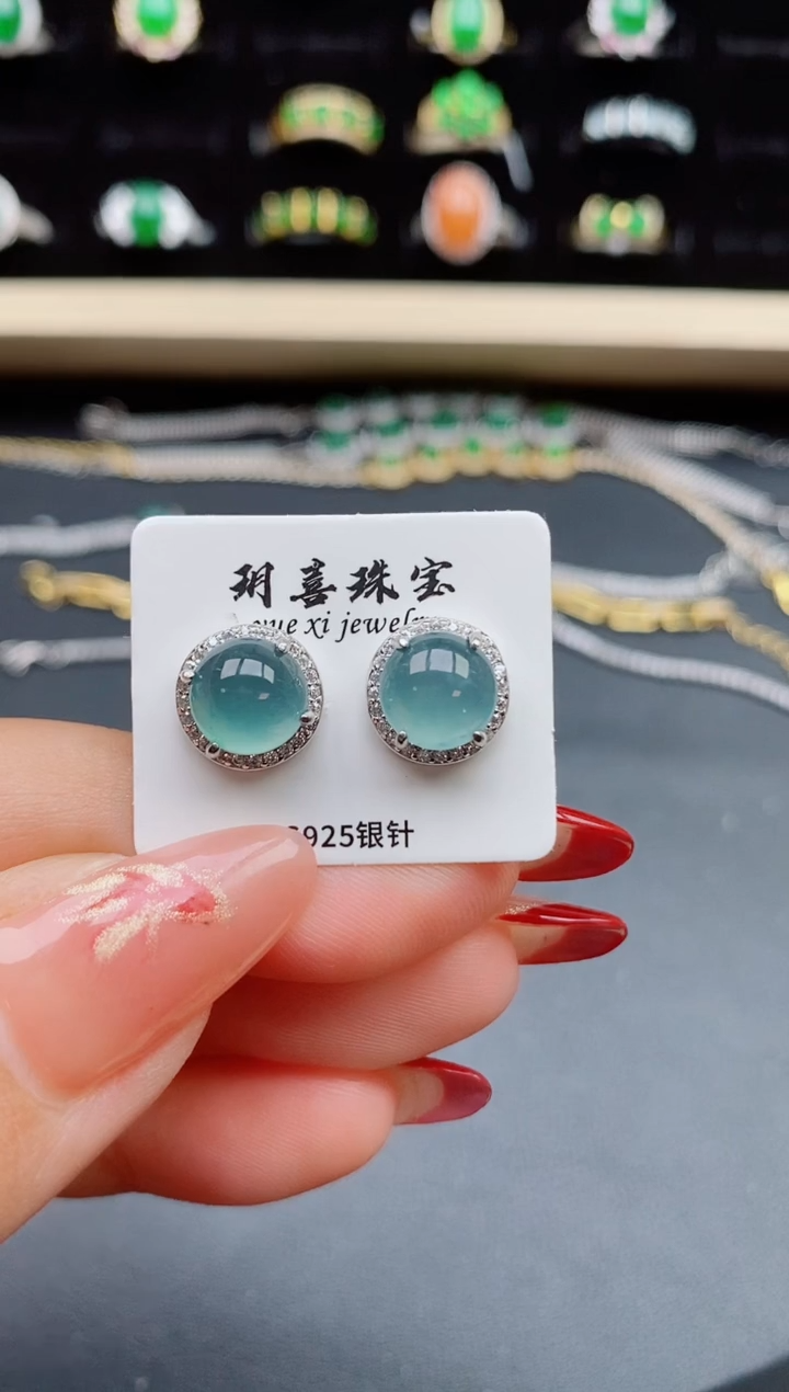 【闪购商品】翡翠戒指银S925镶嵌321321