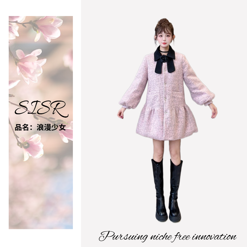 小众系列【浪漫少女羽绒外套】SISR小众设计气质显瘦日常穿搭女装