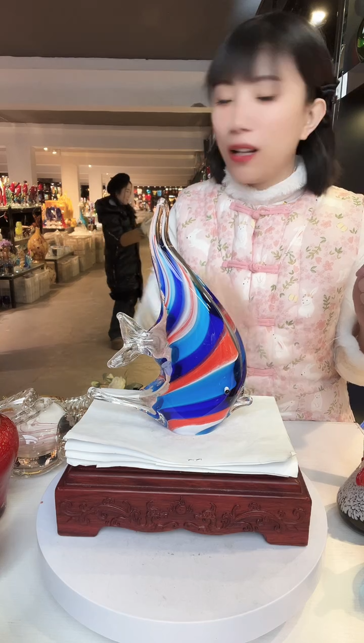 【闪购商品】茶盏琉璃摆件家居摆件