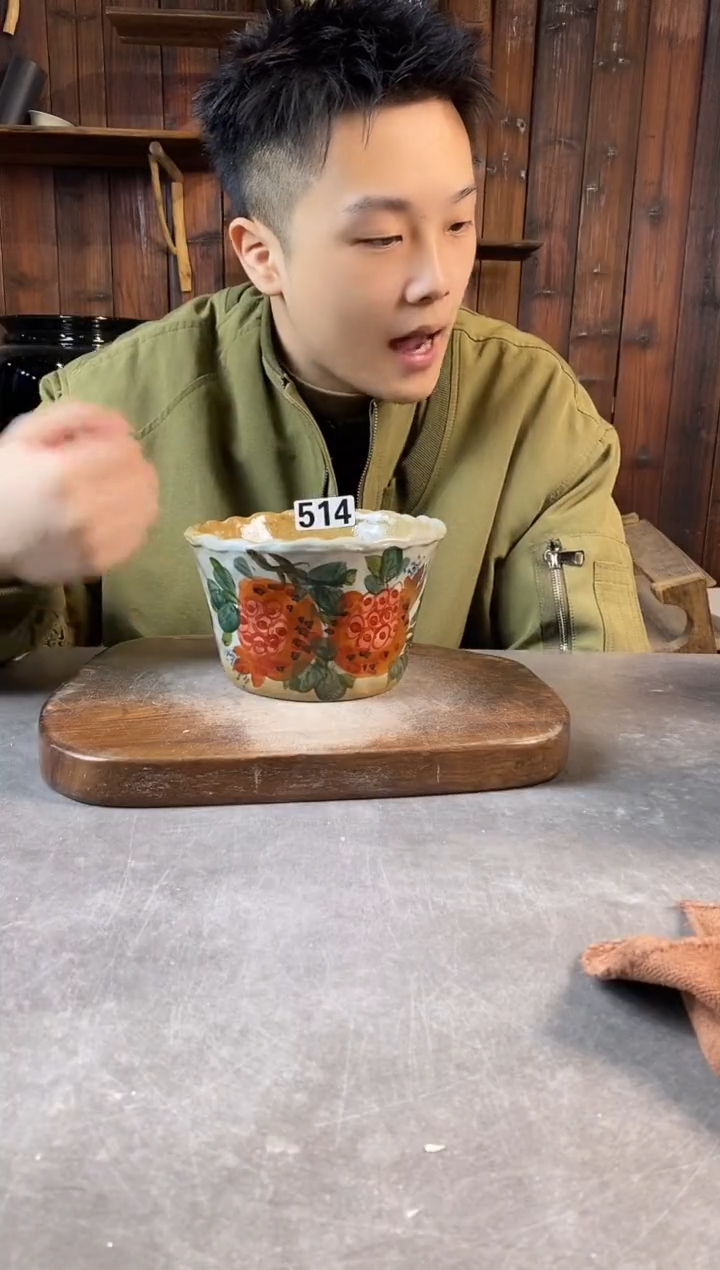 碗514，手工手绘，超值陶瓷