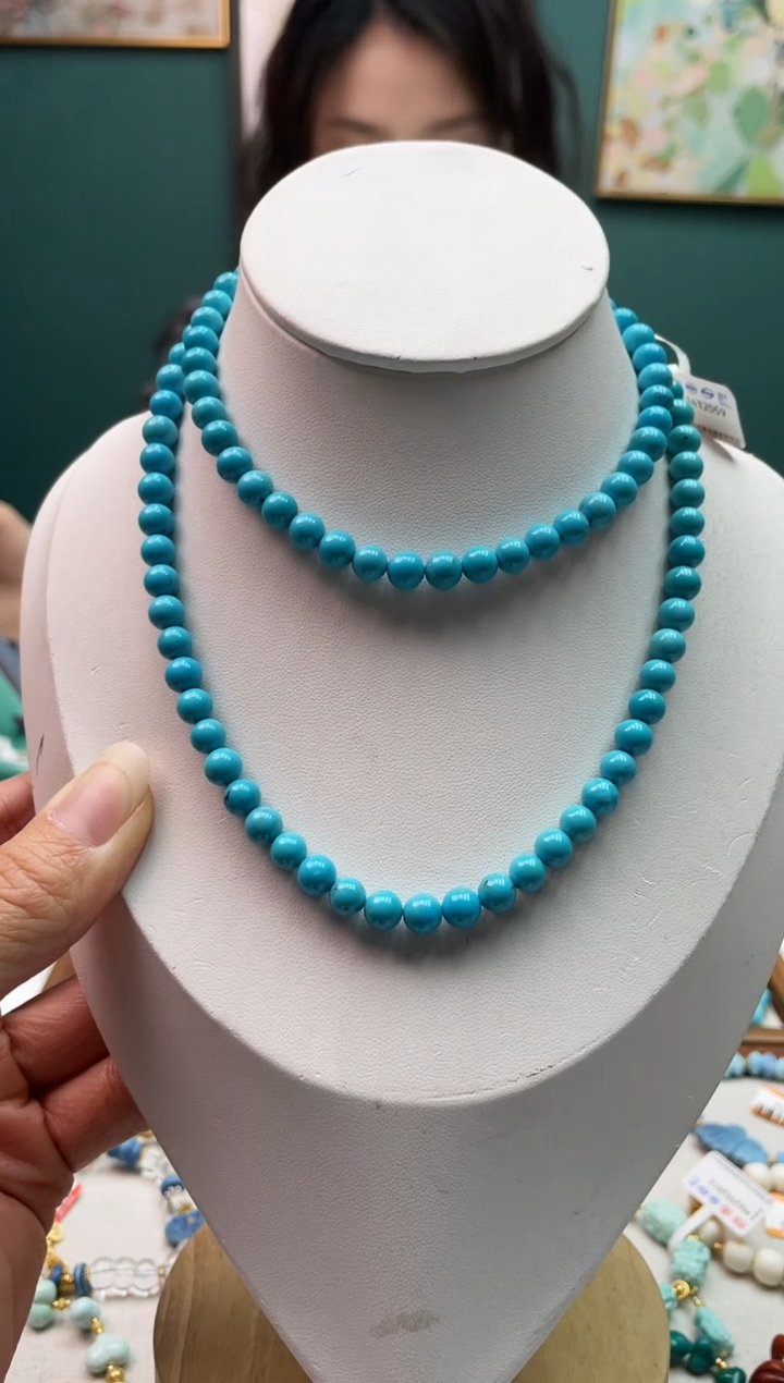 未镶嵌绿松石项链170