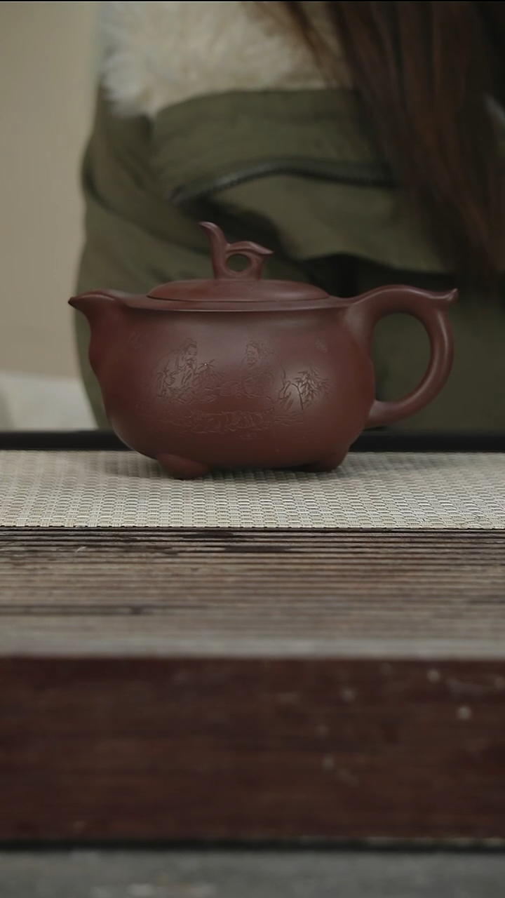 茶壶紫砂46号万老师，400CC