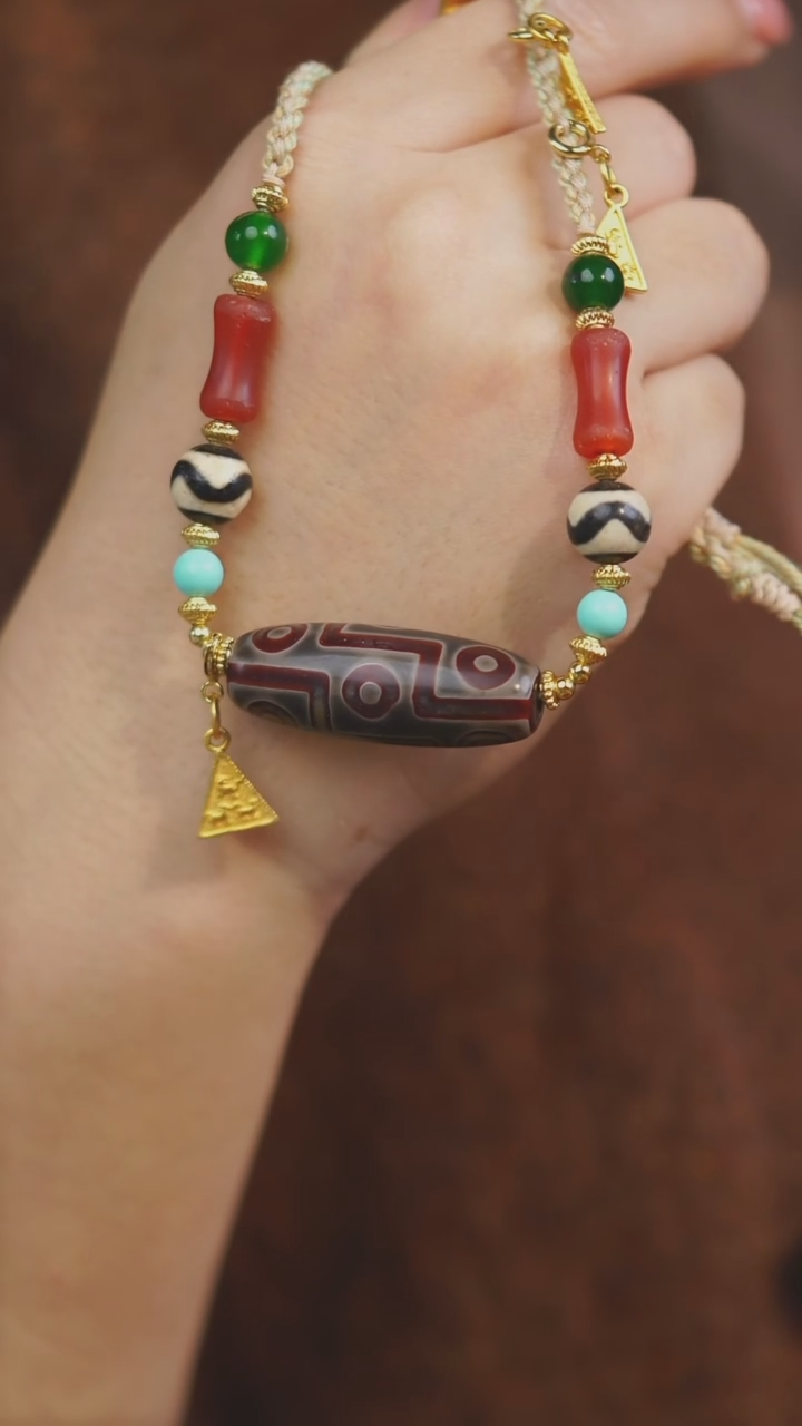 【闪购商品】玛瑙/玉髓项链未镶嵌多样性发一