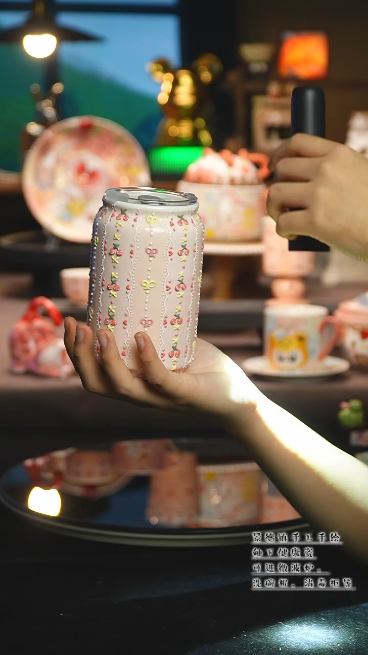 【闪购商品】杯陶瓷景德镇高温釉下彩&A923