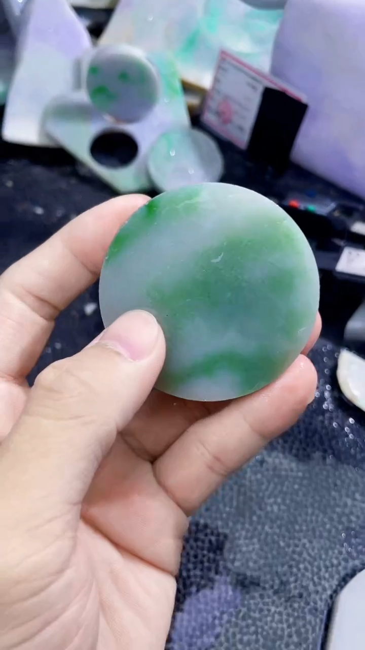 裸石翡翠天然A货翡翠板料