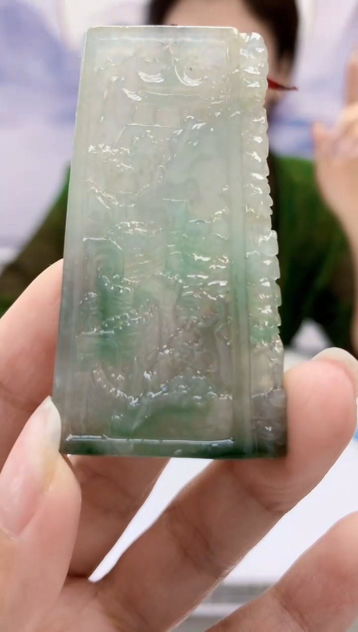 定制翡翠未镶嵌4829xx-毛货挂件78