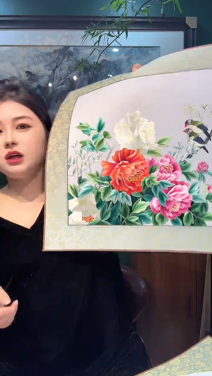 横款非遗苏绣手工刺绣软裱