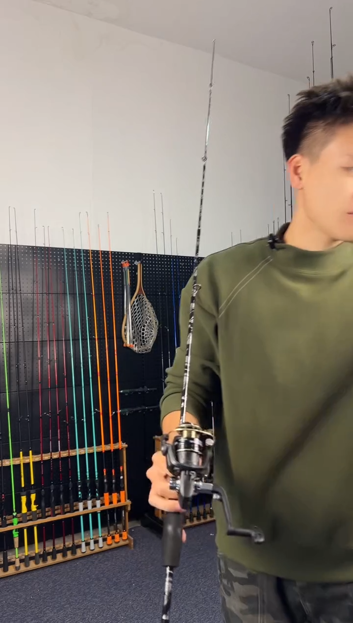 2.1m玻璃钢2000纺车轮+PBL的羽毛杆（不退不换）