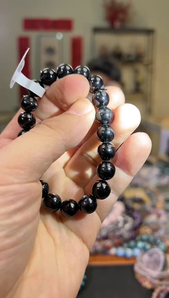 【闪购商品】辉石手串未镶嵌10mm金运石手串（多样性发其一）