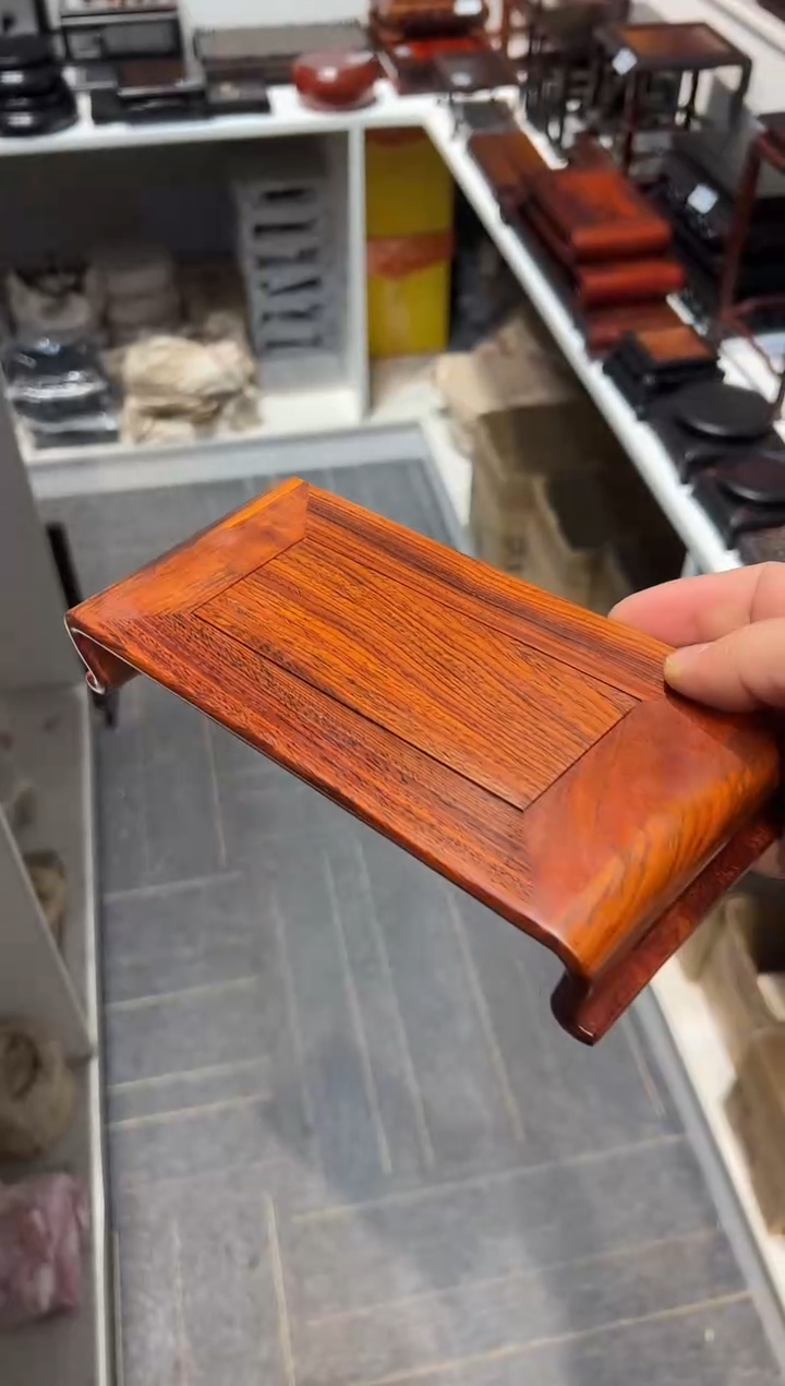 【闪购商品】红酸枝木类端景台工艺品底座361