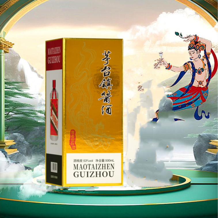 东魏【茅台镇酱酒】53度酱香型酒经典纯粮白酒500ml*1瓶盒装53%Vol