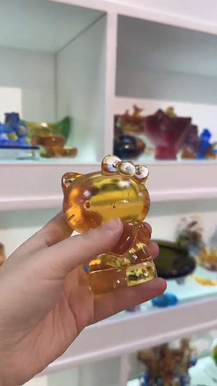 手工艺品琉璃kt猫