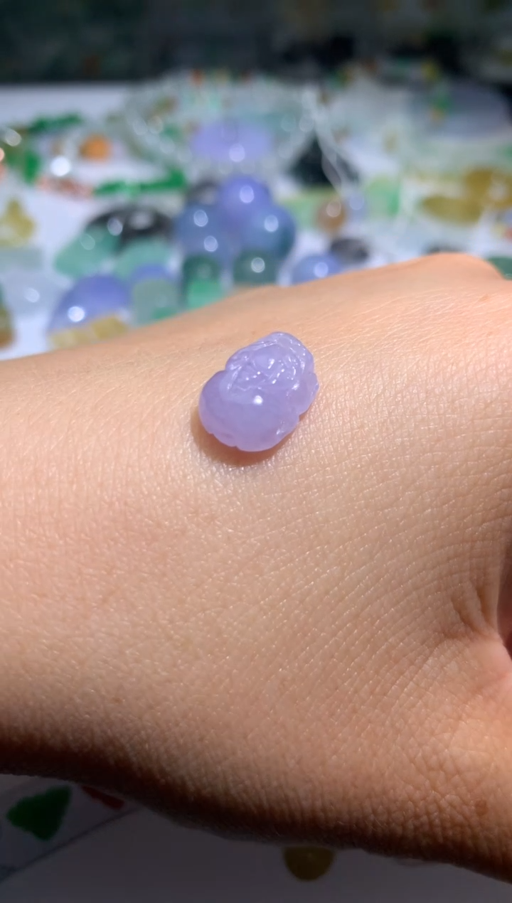定制翡翠未镶嵌毛货