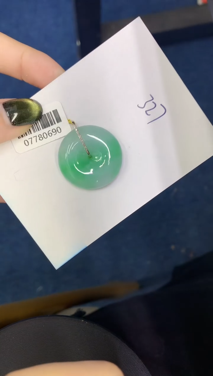【闪购商品】翡翠颈饰18K金镶嵌00000000000