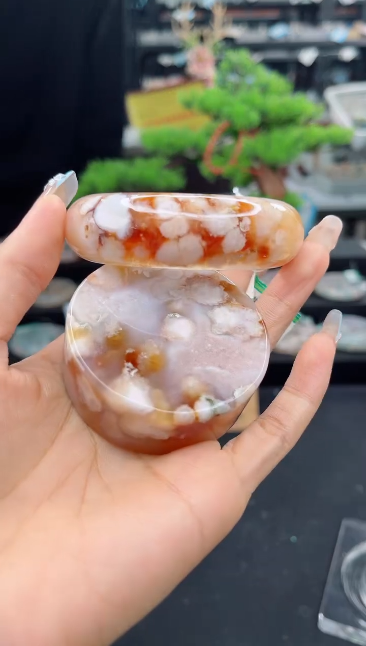 石英质玉未镶嵌手镯58圈口（赠品镯心）3600145