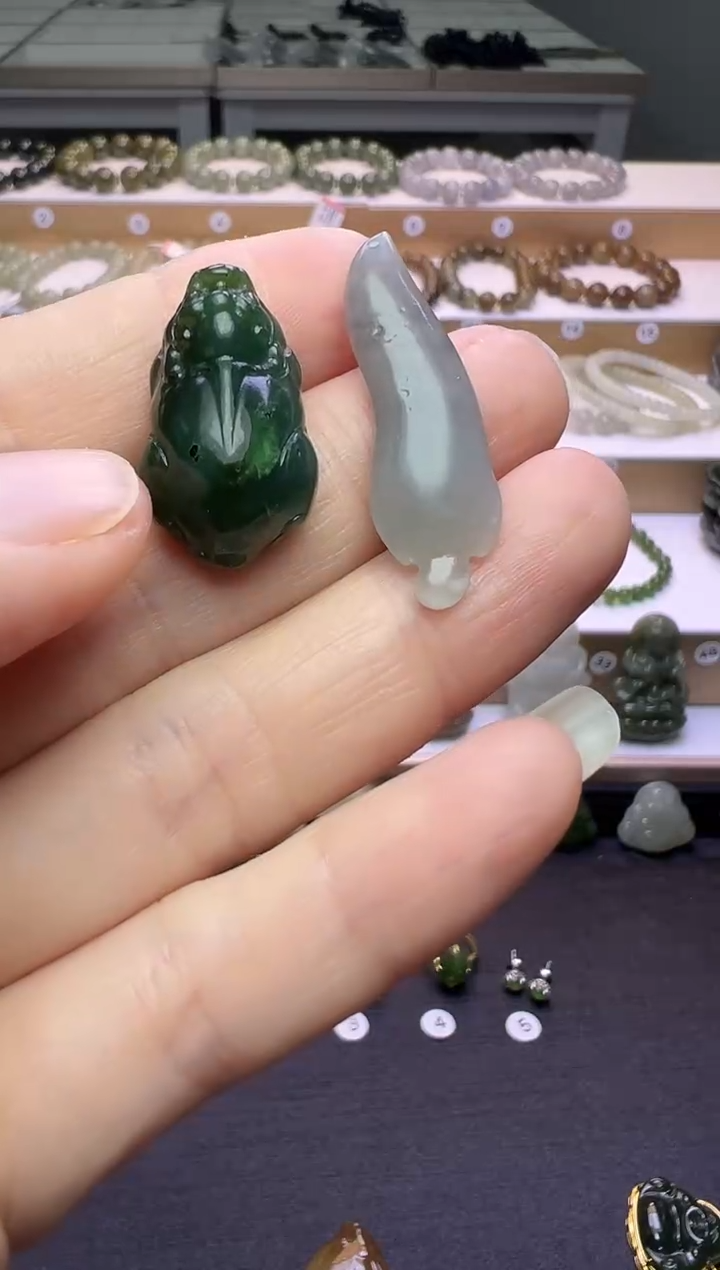 颈饰未镶嵌和田玉108号链接两个15米