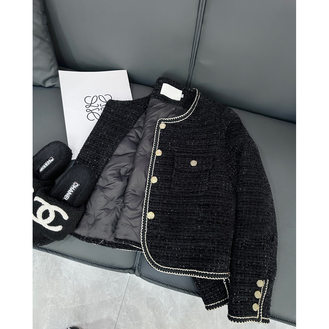 【财阀千金 】加厚气质黑色高级感小香风外套女 冬季2025新款