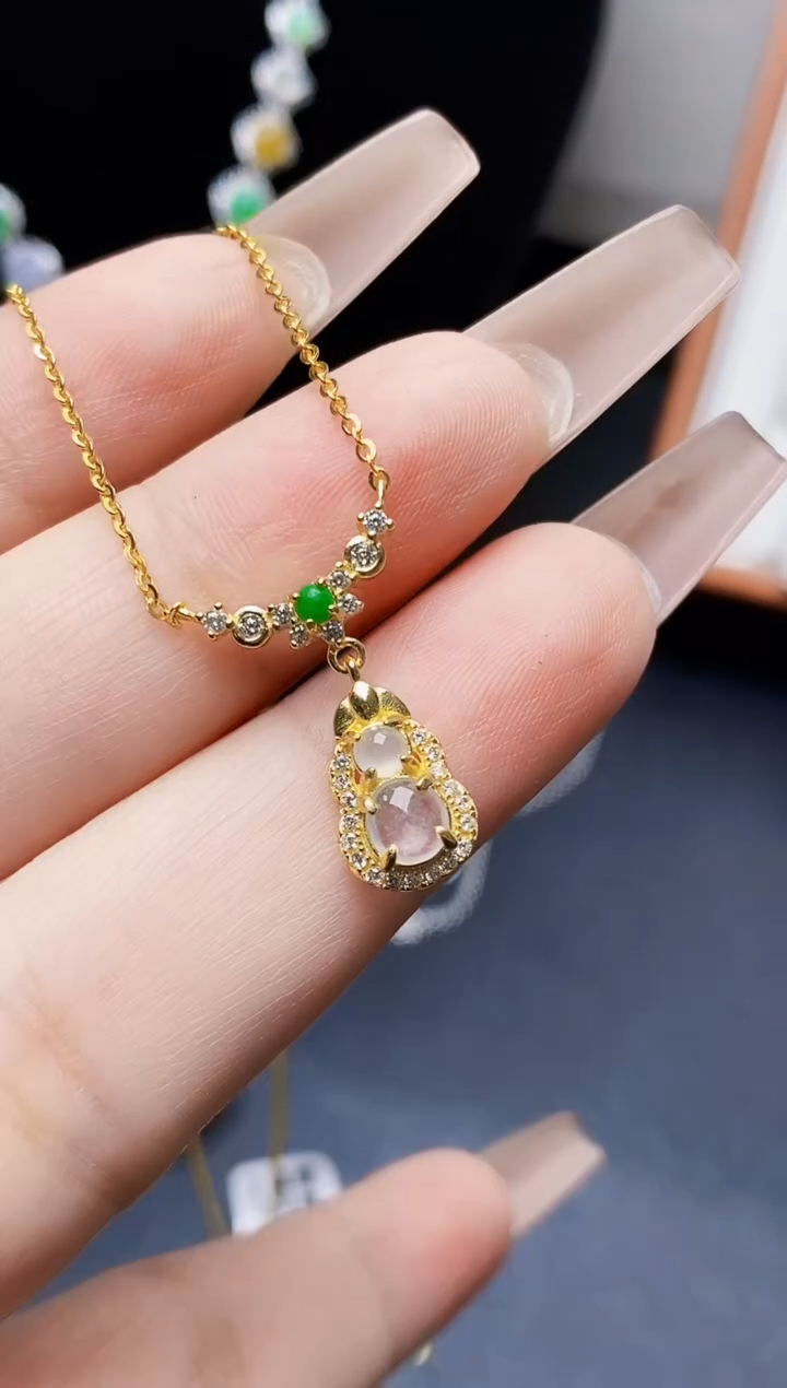 银S925镶嵌戒指翡翠0509