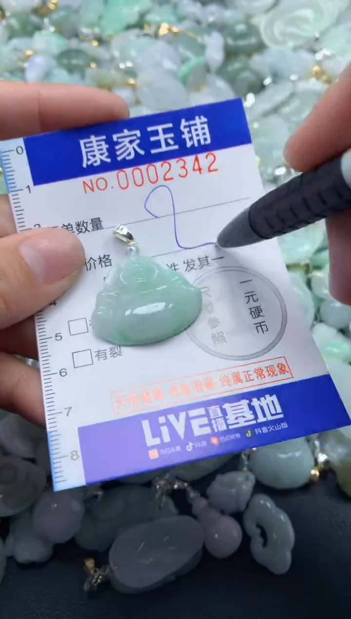颈饰未镶嵌翡翠2342