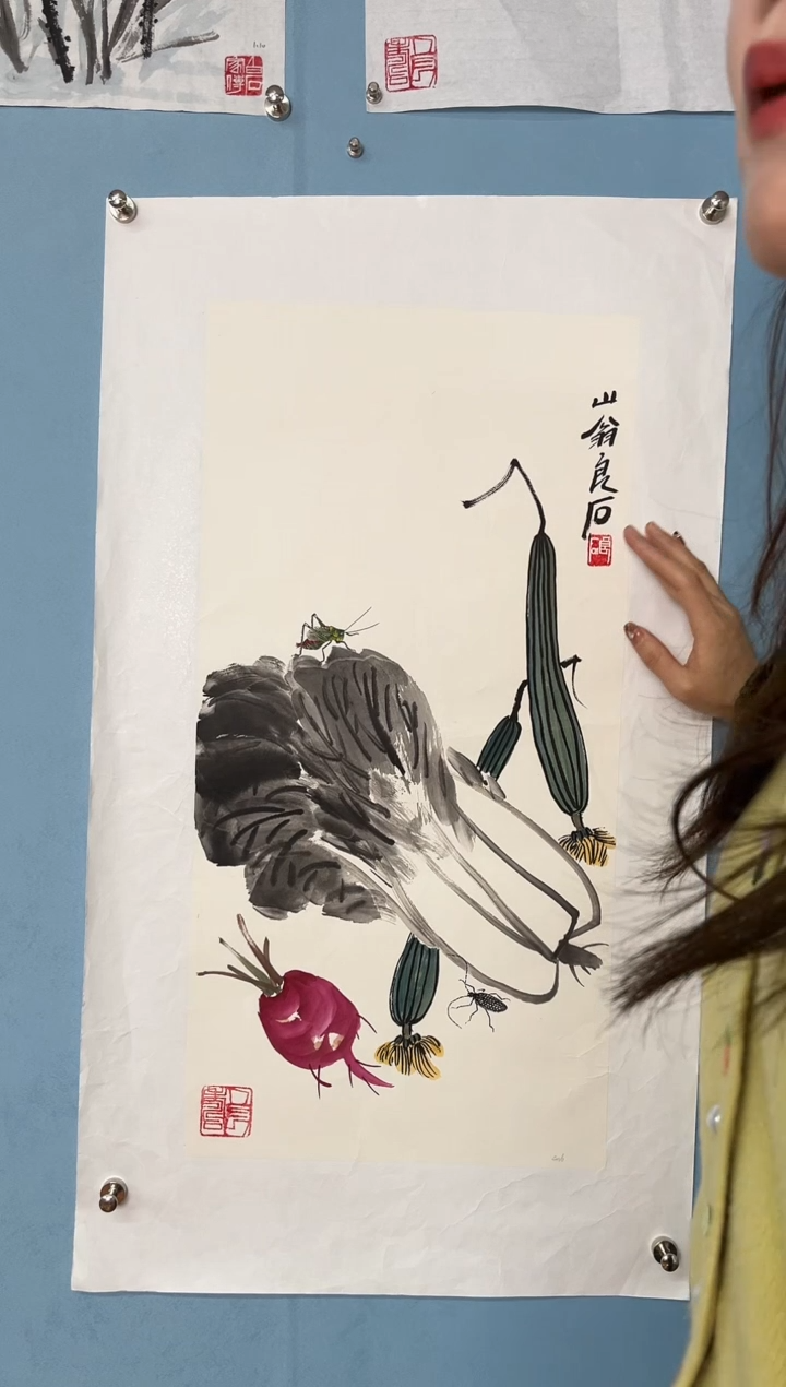 【闪购商品】国画武天庆瓜果蔬菜