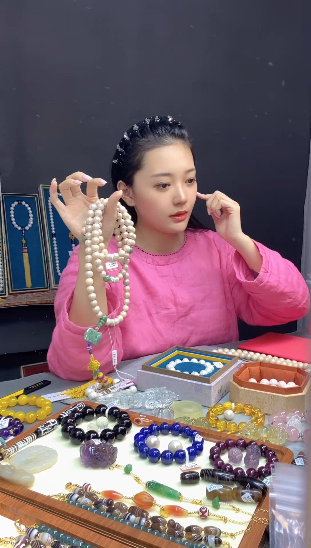 大*金108朝珠一物一证 铜艺缘收藏