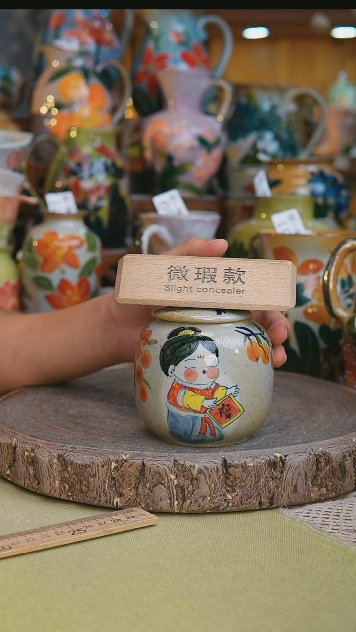 手绘手工陶瓷163景德镇手工高温釉下彩
