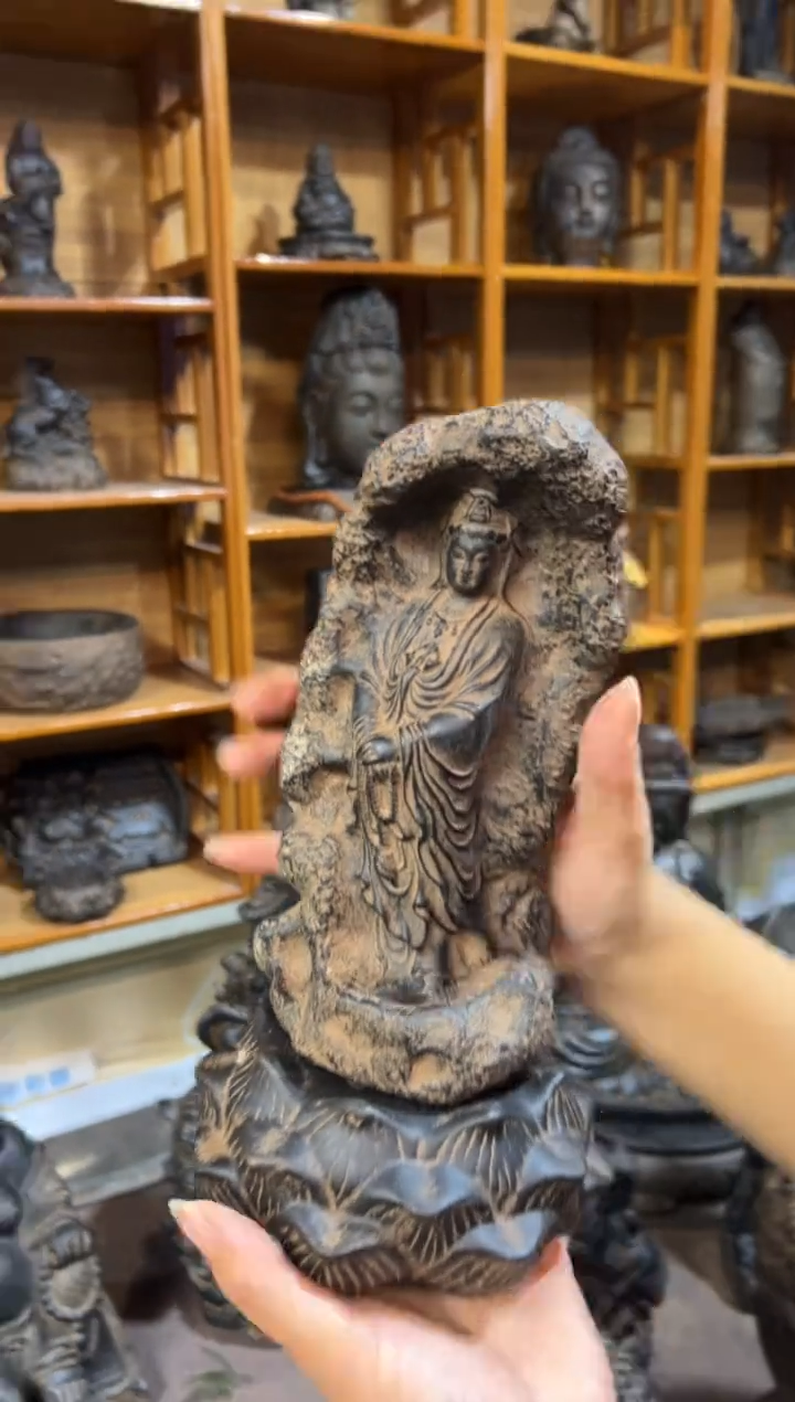 陶土【火山泥】普慈观音