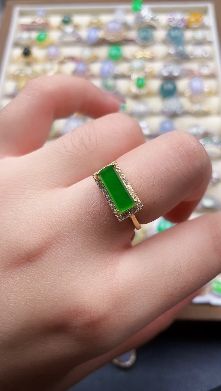 银S925镶嵌戒指翡翠53