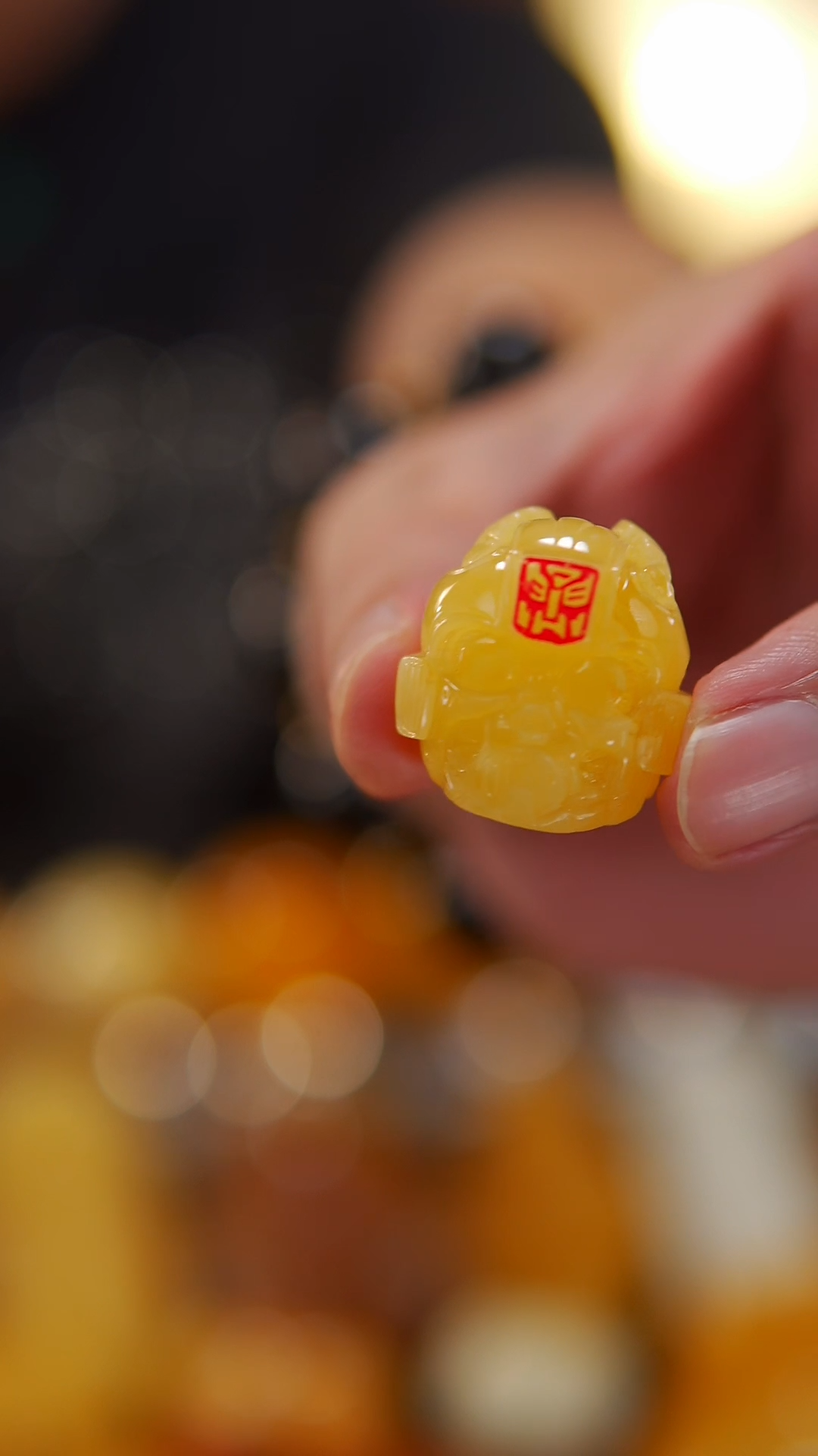 【闪购商品】蜜蜡裸石未镶嵌焦皮料大黄锋7.86