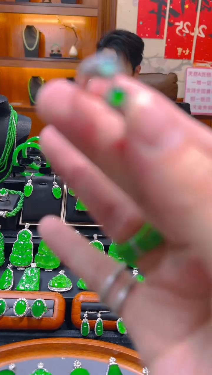 【闪购商品】翡翠戒指未镶嵌天然A货翡翠