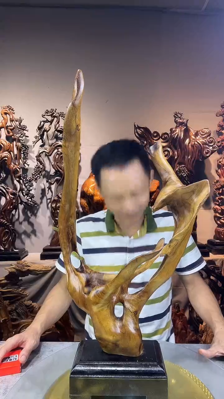 金丝楠红***国小叶桢楠随行摆件32