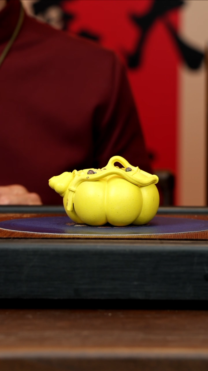【闪购商品】紫砂茶壶CYL 芒果泥 手抓南瓜 
