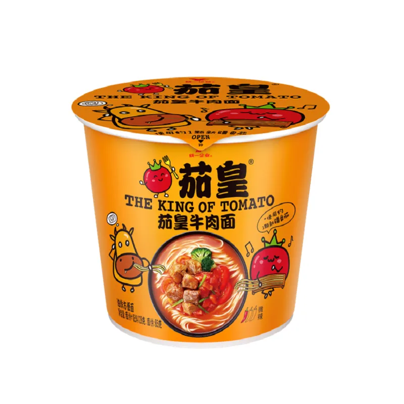 统一茄皇 茄皇牛肉面 128g/桶