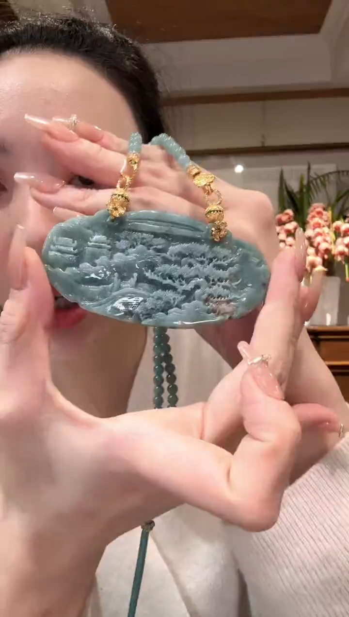 【闪购商品】翡翠颈饰未镶嵌国风