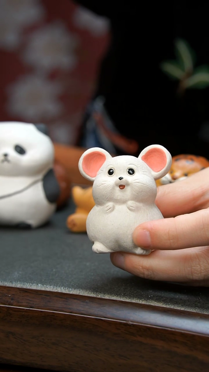 【闪购商品】紫砂茶壶白鼠茶宠