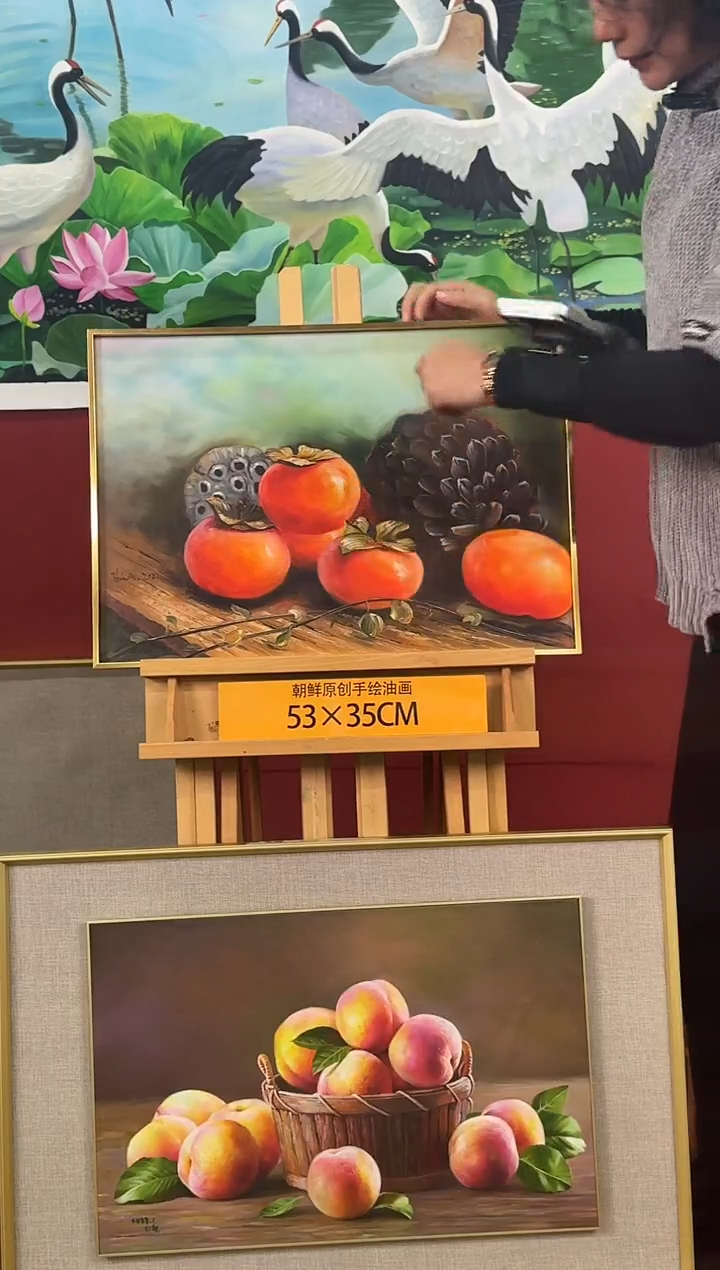 油画【112号】约53*35cm丨朝鲜原创纯手绘孤品油画丨顺丰包邮