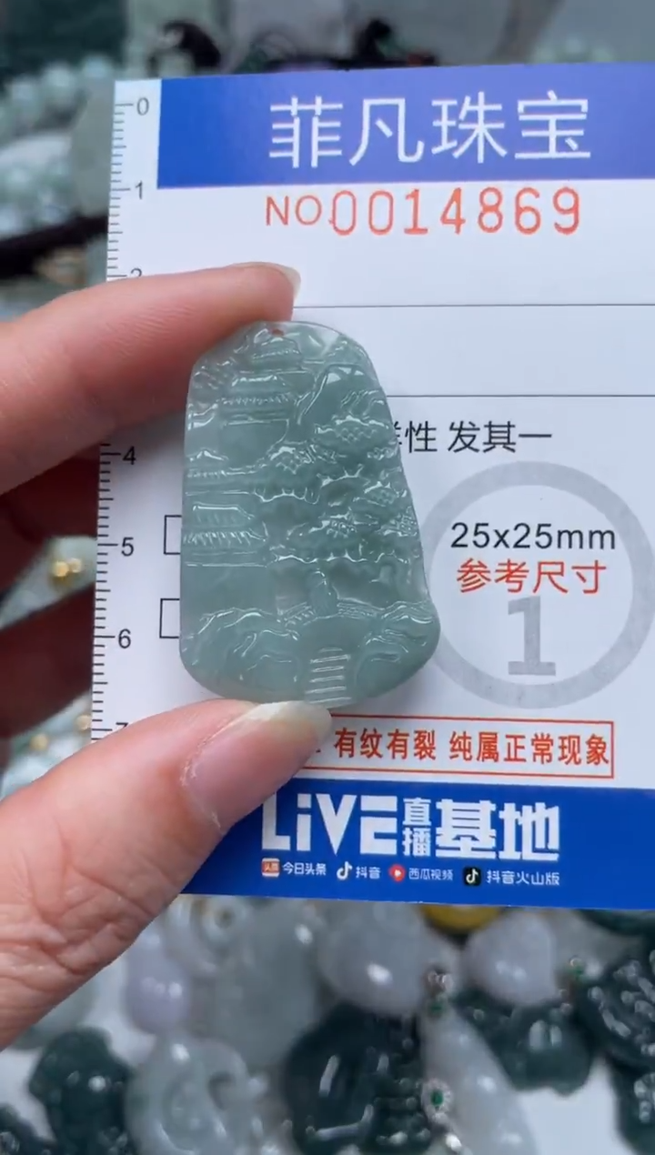 颈饰未镶嵌翡翠14869