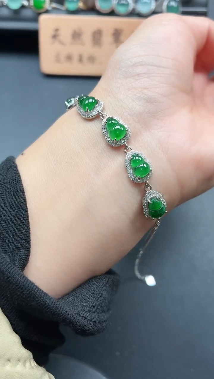 银S925镶嵌戒指翡翠1111111